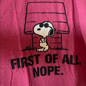 Snoopy shirt
